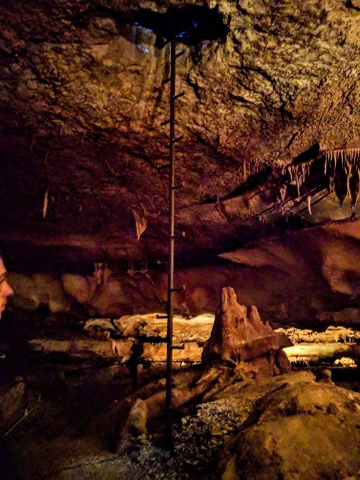 Inner Space Cavern, Georgetown TX - A long climb up