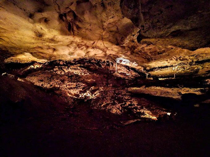 Inner Space Cavern, Georgetown TX - Internal landslide