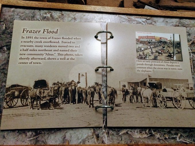 Museum of the Western Prairie - Information about the Frazer flood