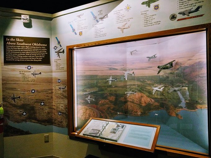 Museum of the Western Prairie - Military aircraft display