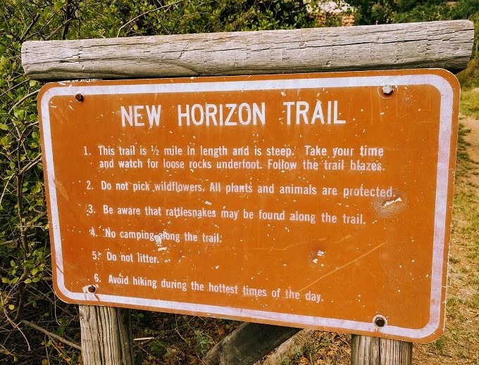 Start of the New Horizon Trail, Quartz Mountain Nature Park