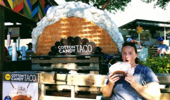 State Fair of Texas - Cotton candy taco