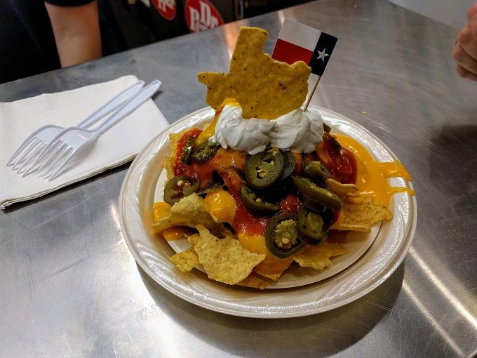 State Fair of Texas - Nacho Grande with Texas-shaped chips
