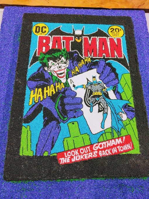 Tulsa State Fair - Batman comic cake
