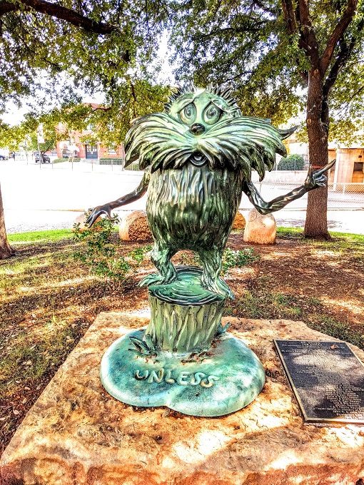 1) The Lorax sculpture in Abilene, Texas