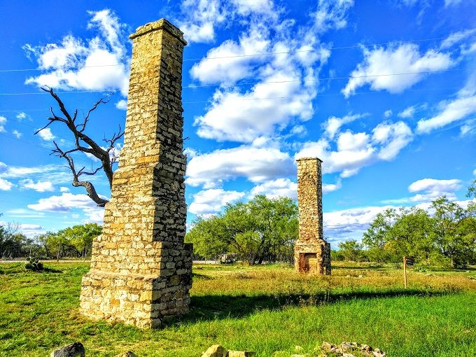 2 Fort Phantom Hill, Abilene TX - Chimney columns
