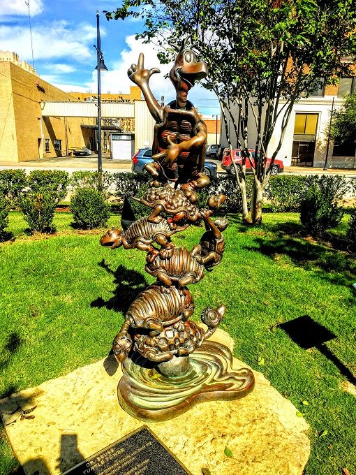 2) Yertle The Turtle sculpture in Abilene, Texas
