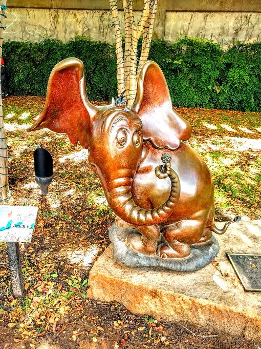 5) Horton the Elephant sculpture in Abilene, Texas