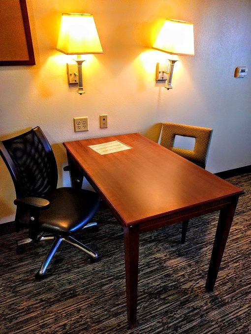 Candlewood Suites Abilene, Texas - Table, office chair and dining chair