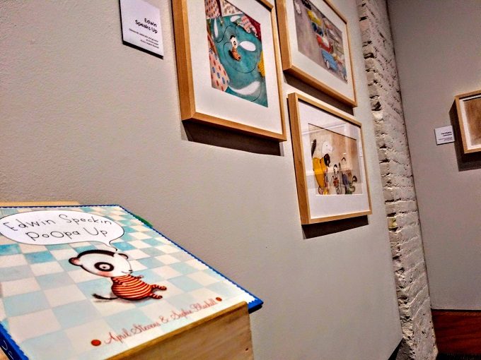 Gallery area of National Center for Children's Illustrated Literature