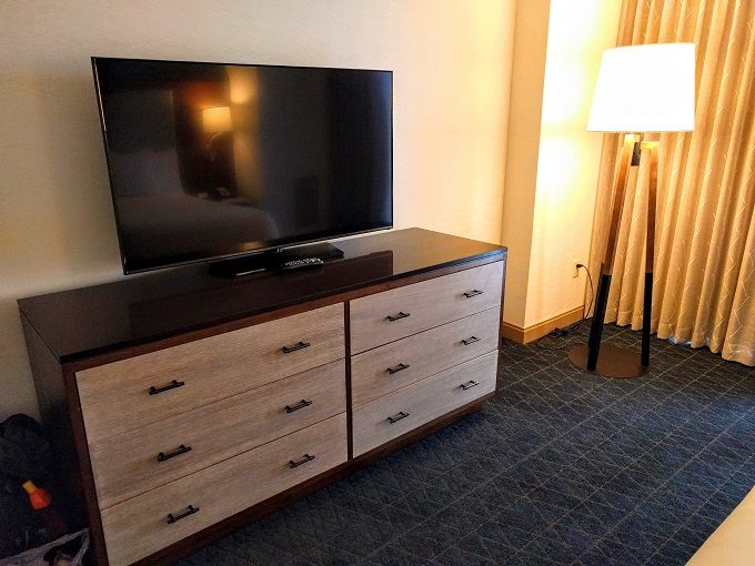 Grand Hyatt San Antonio TX - Bedroom TV & dresser
