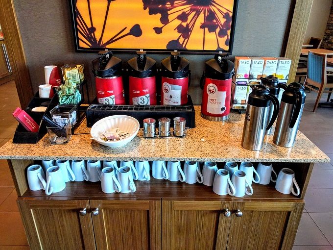 Hyatt Place Corpus Christi breakfast - Coffee & tea station