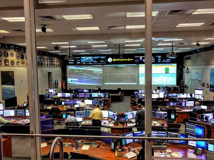 Mission Control at Space Center, Houston