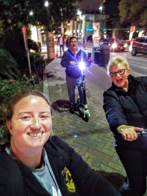 Our first scooter ride