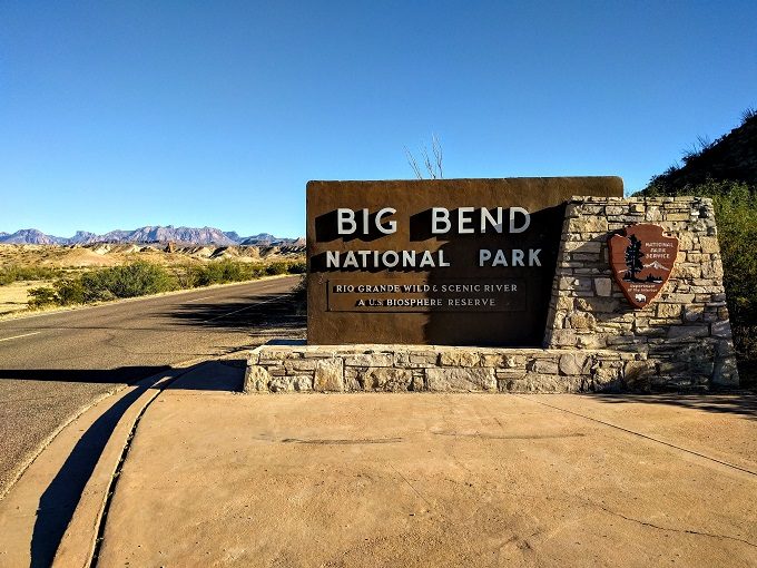 Big Bend National Park entrance