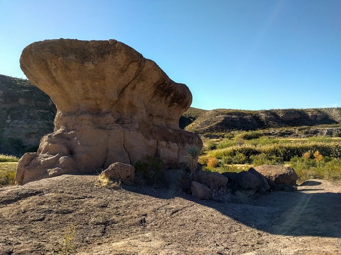 One of the Hoodoos in Big Bend Ranch State Park