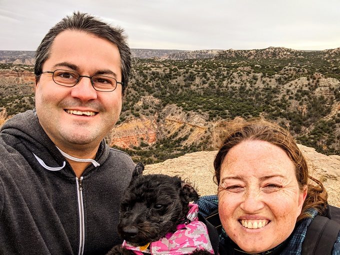 Palo Duro Canyon State Park selfie