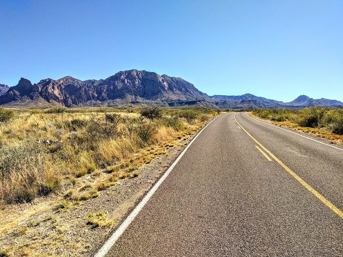 Road in Big Bend National Park, Texas