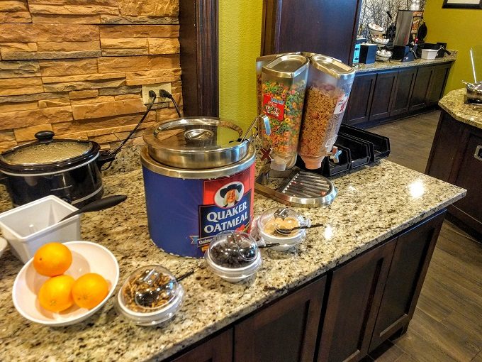 Staybridge Suites Odessa, Texas - Hot oatmeal & cereals