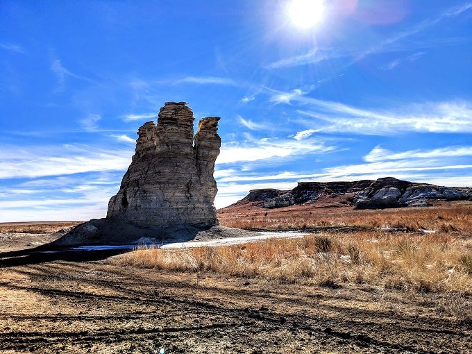 Castle Rock in Gove County, Kansas