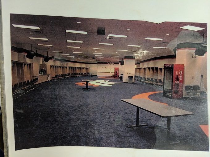 Denver Broncos Stadium Tour - Broncos locker room