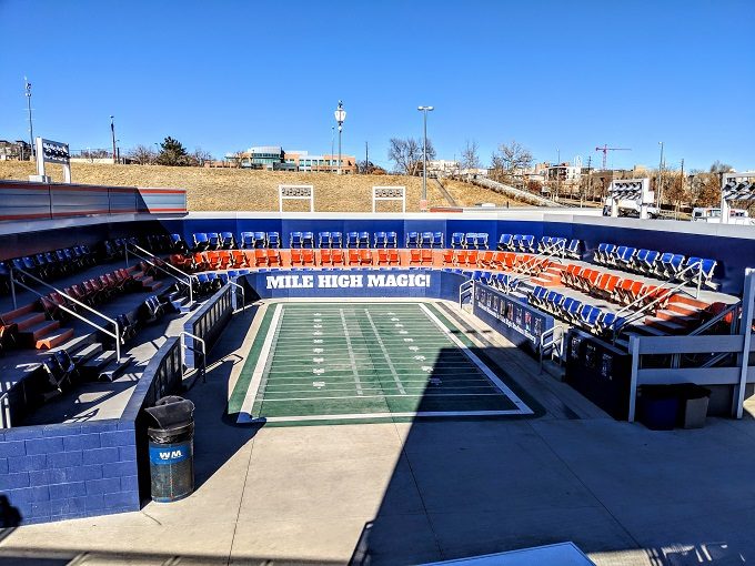 Denver Broncos Stadium Tour - Mile High Stadium replica
