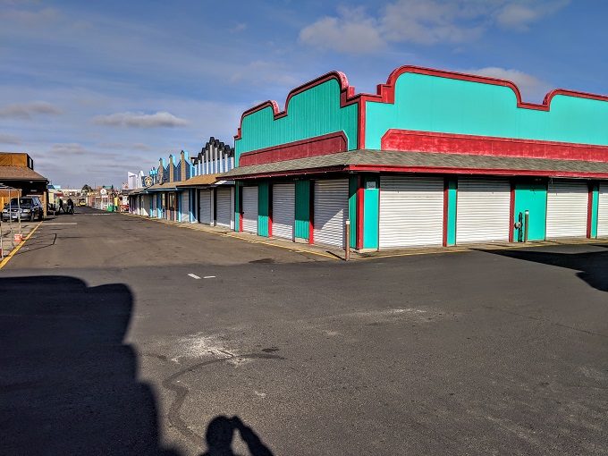 The ghost town that was Mile High Flea Market just after Christmas