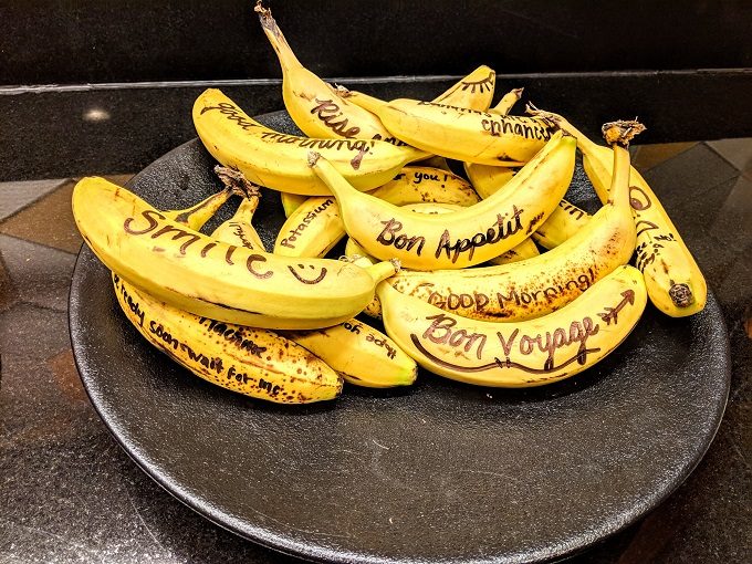Hyatt Place Topeka, Kansas breakfast - That's bananas!