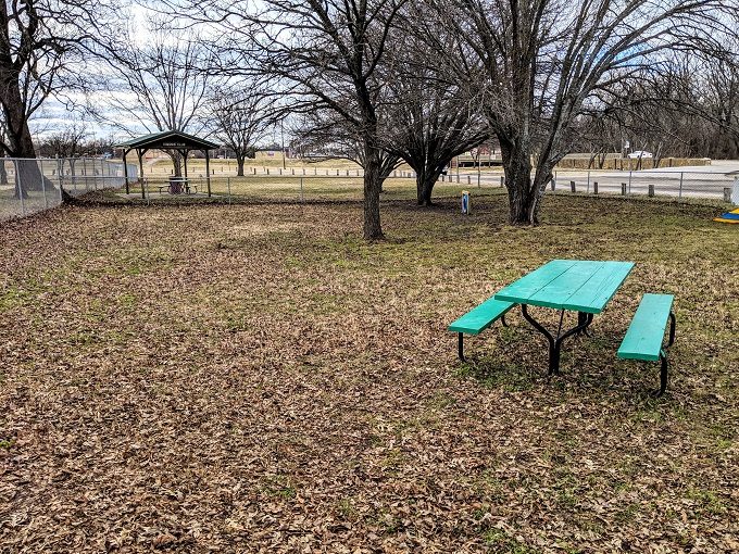 Small dog section of Parsons Dog Park in Parsons, Kansas
