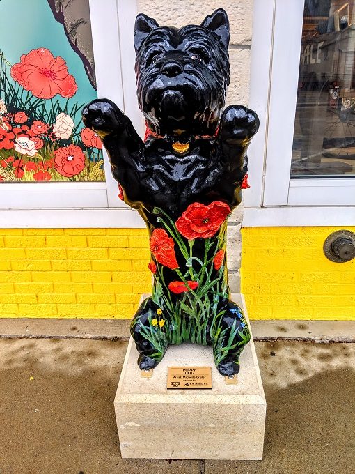 Totos Around Town in Wamego Kansas - 3 - Poppy Dog by Michelle Crisler