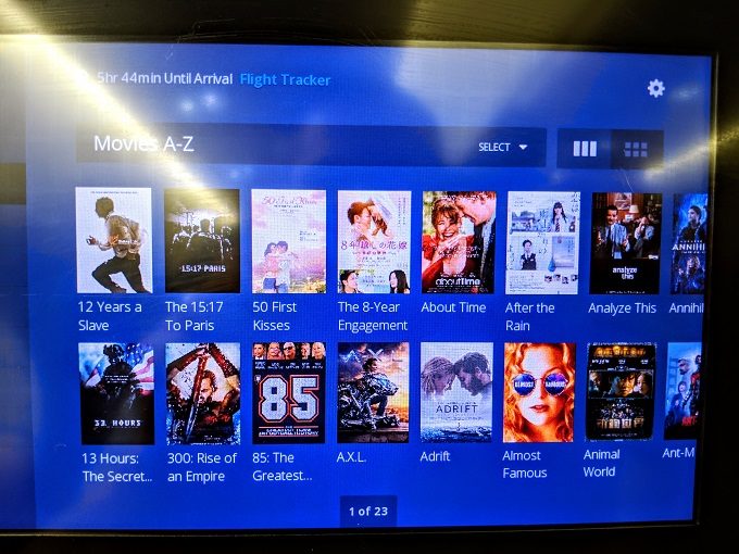 Delta 58 BOS-LHR in Economy - All movies on IFE