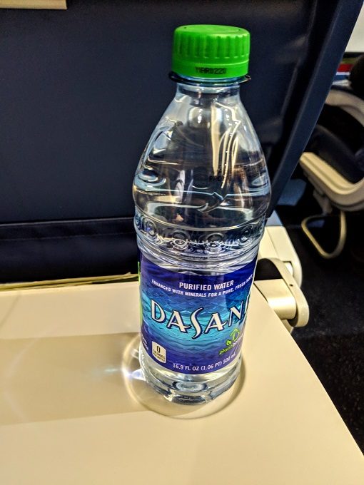 Delta 58 BOS-LHR in Economy - Bottled water