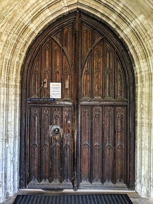Entrance of Holy Trinity Church, Stratford-Upon-Avon