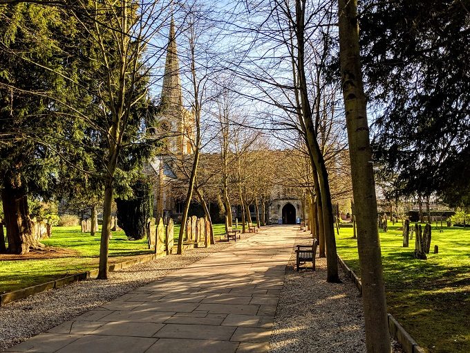 Holy Trinity Church grounds, Stratford-Upon-Avon
