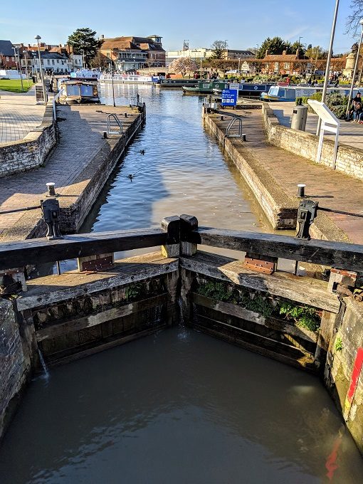 River lock in Stratford-Upon-Avon