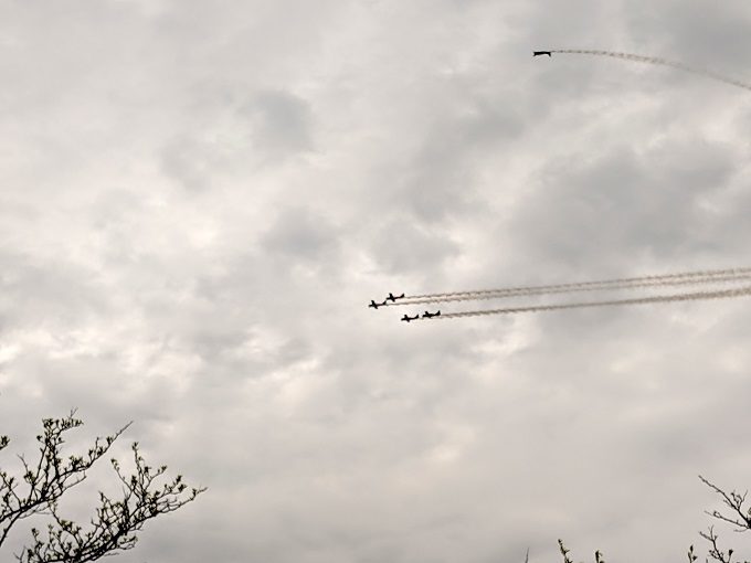 Air show at Thunder Over Louisville