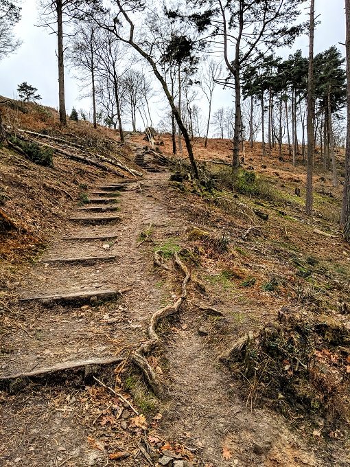 An uphill trek