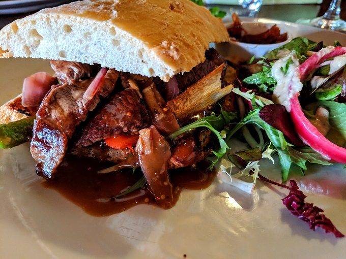 Beef Royale sandwich at Artichoke Cafe in Chester, England