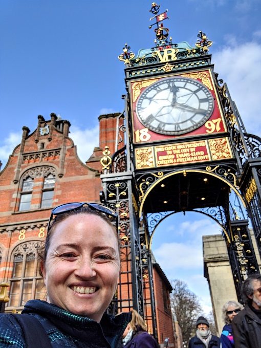Eastgate Clock in Chester, England