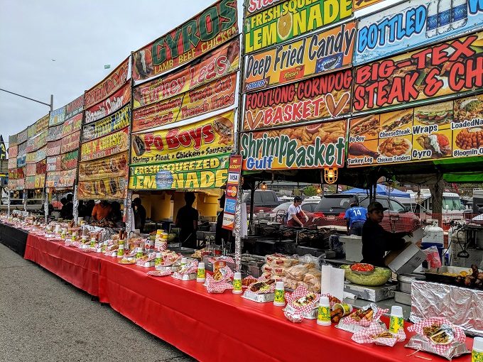Food stall at Thunder Over Louisville