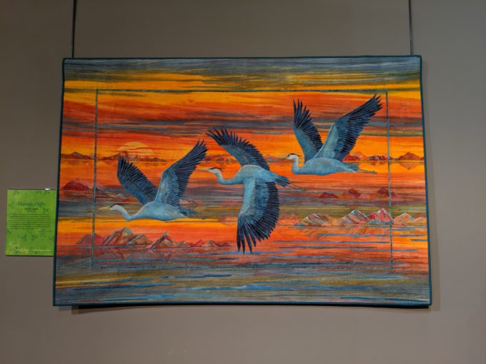 Majestic Flight by Joanne Baeth at the National Quilt Museum