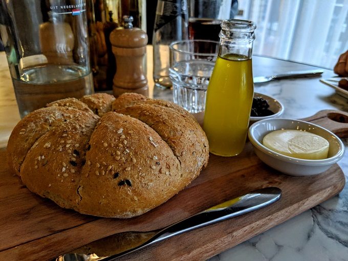 Renaissance Amsterdam Schiphol Airport - Bread with butter, olive oil & tapenade