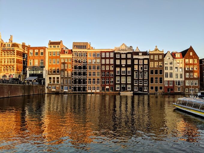 Row housing in Amsterdam