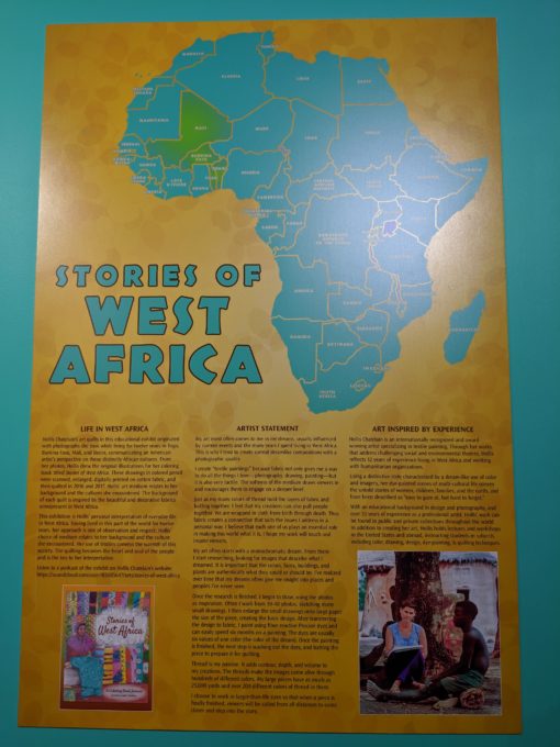 Stories of West Africa Exhibit by Hollis Chatelain at the National Quilt Museum