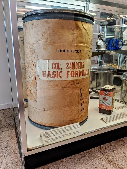 100lb barrel of Colonel Sanders basic formula