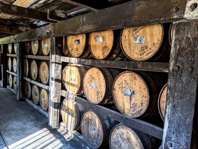 Buffalo Trace Distillery, Kentucky - Bourbon barrels