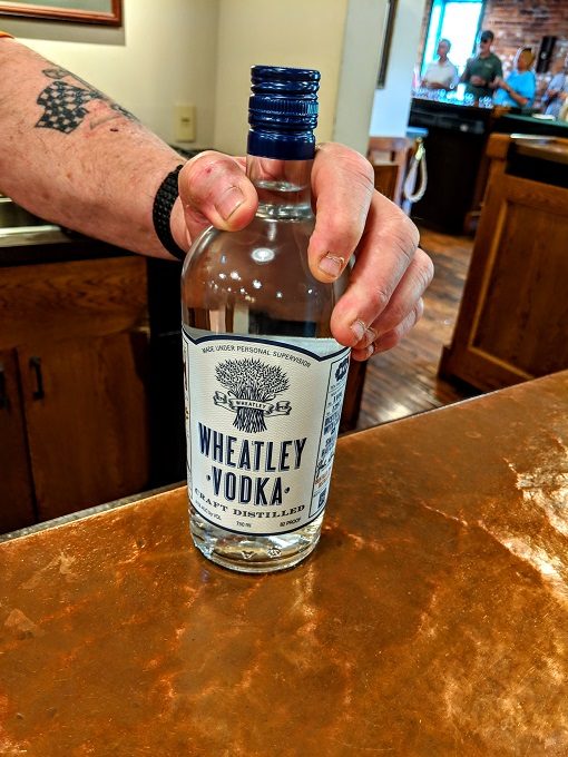 Buffalo Trace Distillery, Kentucky - Wheatley Vodka tasting