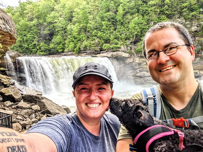 Cumberland Falls selfie