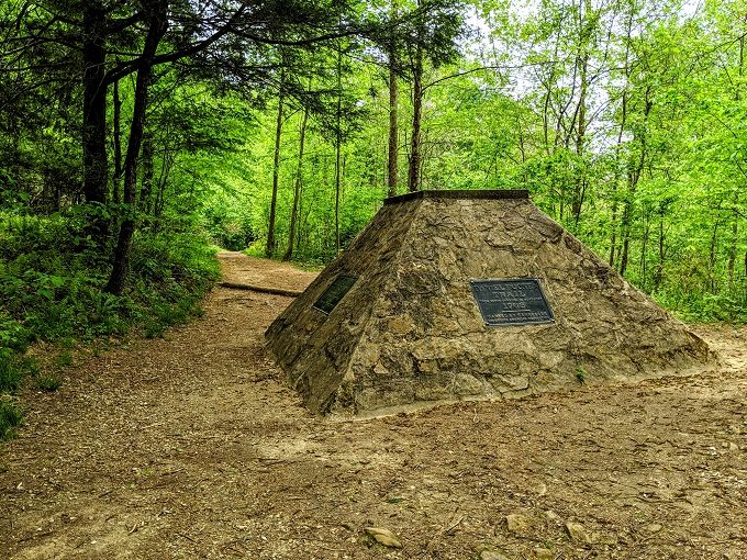Daniel Boone's Trail monument at Cumberland Gap National Historical Park