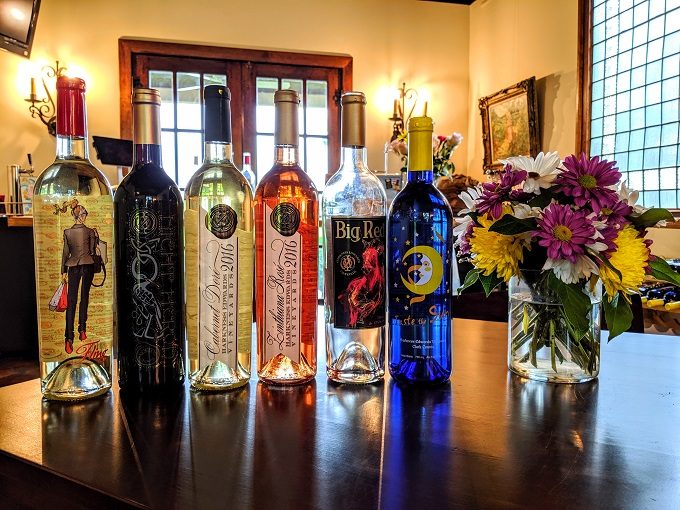 Harkness Edwards Vineyards in Winchester, Kentucky - All 6 wines we tasted
